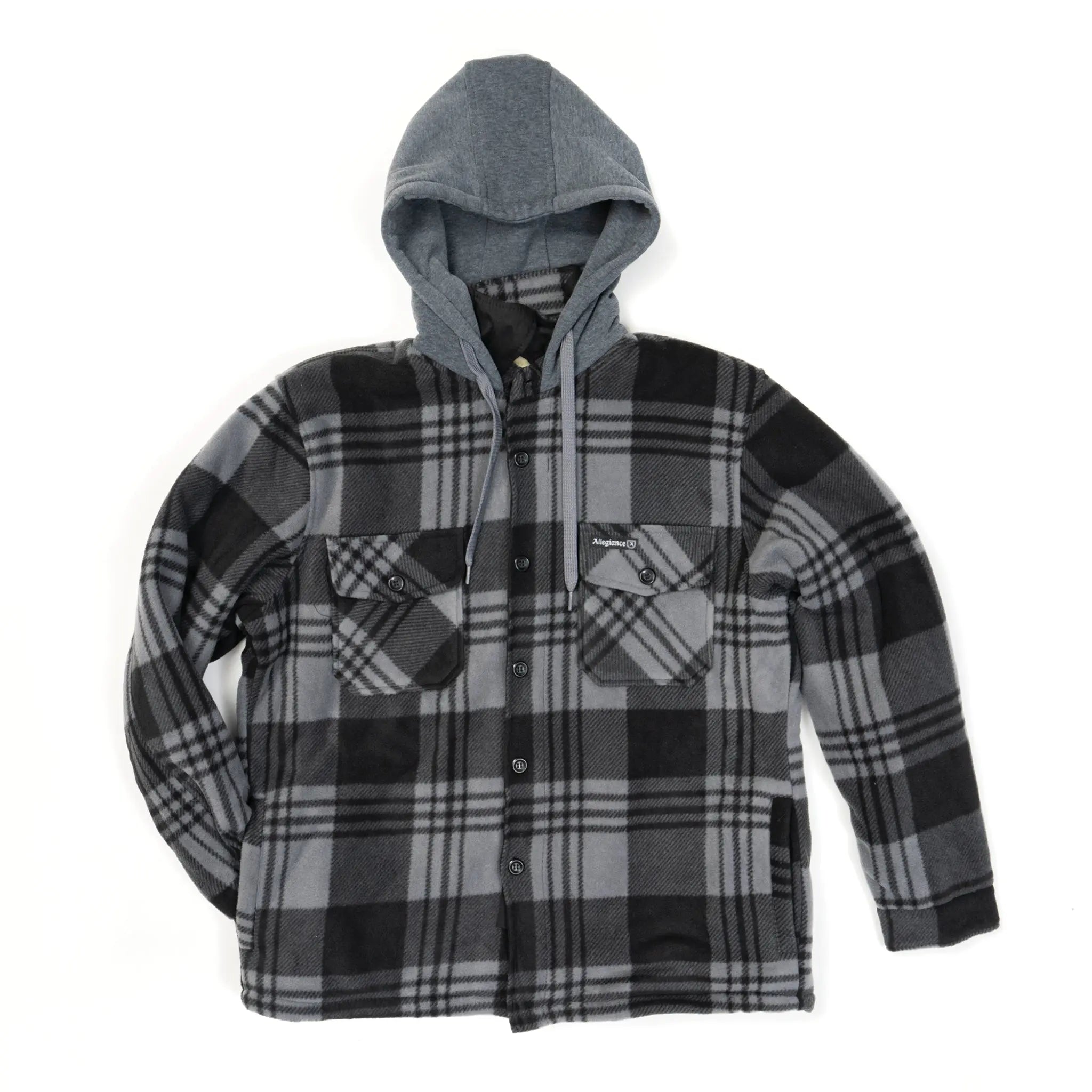 Grey flannel clearance hoodie