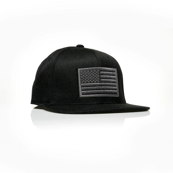 USA Black Flag Patch Flexfit Snapback 110 - Allegiance Clothing