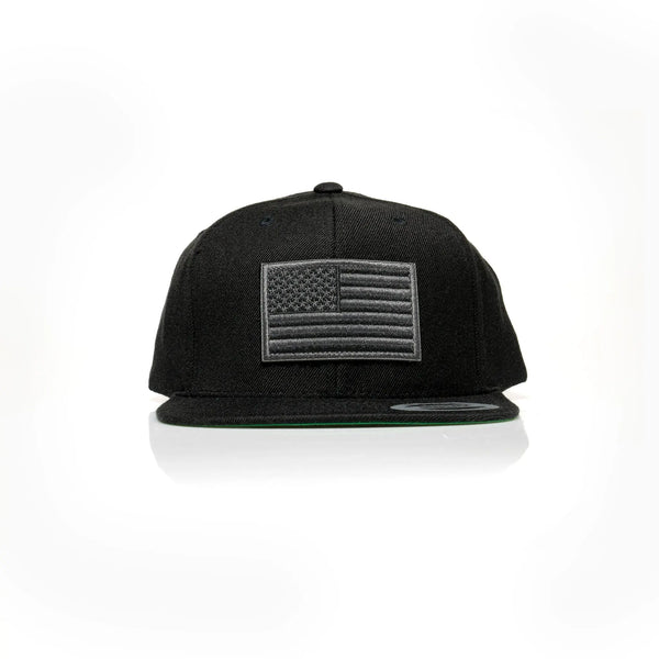 USA Black Flag Patch Snapback - Allegiance Clothing