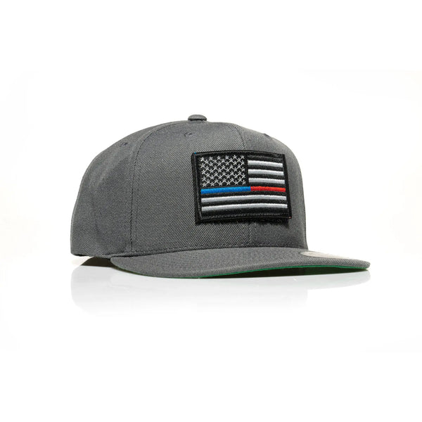 Thin Blue/Red Line Patch Snapback - Allegiance Clothing