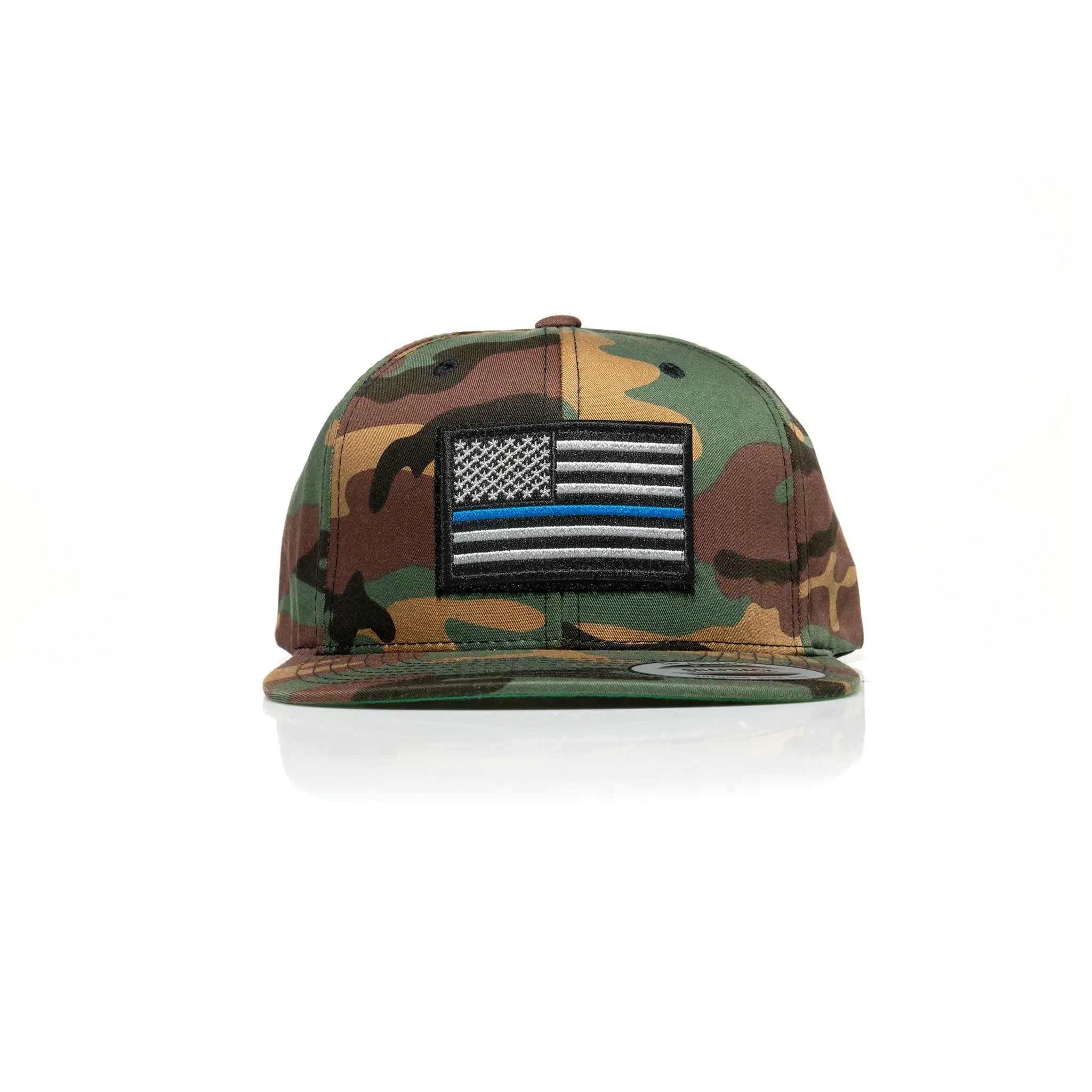 Thin blue sales line camo hat