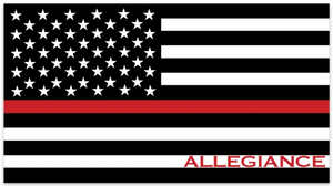 Red Line Sticker ALLEGIANCE CLOTHING